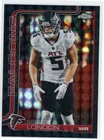 2025 Topps Chrome Football Black Geometric Refractor Drake London #12