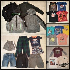 Boy's Size 5-7 Small Clothing LOT 23 Pieces All Seasons