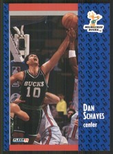 1991-92 Fleer #119 Dan Schayes Milwaukee Bucks 45668