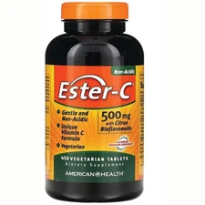 American Health Ester-C with Citrus Bioflavonoids 500 mg 450 Veg Tabs