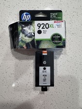 Genuine HP 920XL Black Ink Cartridge CD975AN Open Box Warranty End JUN 2023