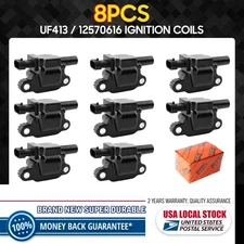 8Pcs New 12570616/UF413 High-quality Ignition Coil Fit For 2008-2009 Pontiac G8