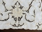 Pure Linen Set Madeira Hand Embroidered - 8 Placemats 8 Napkins & 1 Table runner — photo 3