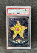 Pokemon Topps Chrome Sterndu PSA 10 - Pokémon Topps Chrome Staryu PSA 10