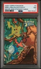 2000 TOPPS POKEMON THE MOVIE 2000 STICKER CARDS #6 HOOTHOOT/MARILL/PIKACHU PSA 7