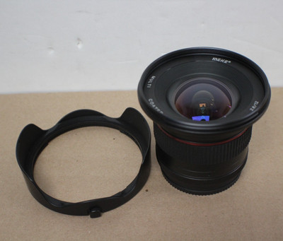Meike - 12mm - f/2.8 Lens for Micro-Four Thirds (M4/3)- Black - W/Hood