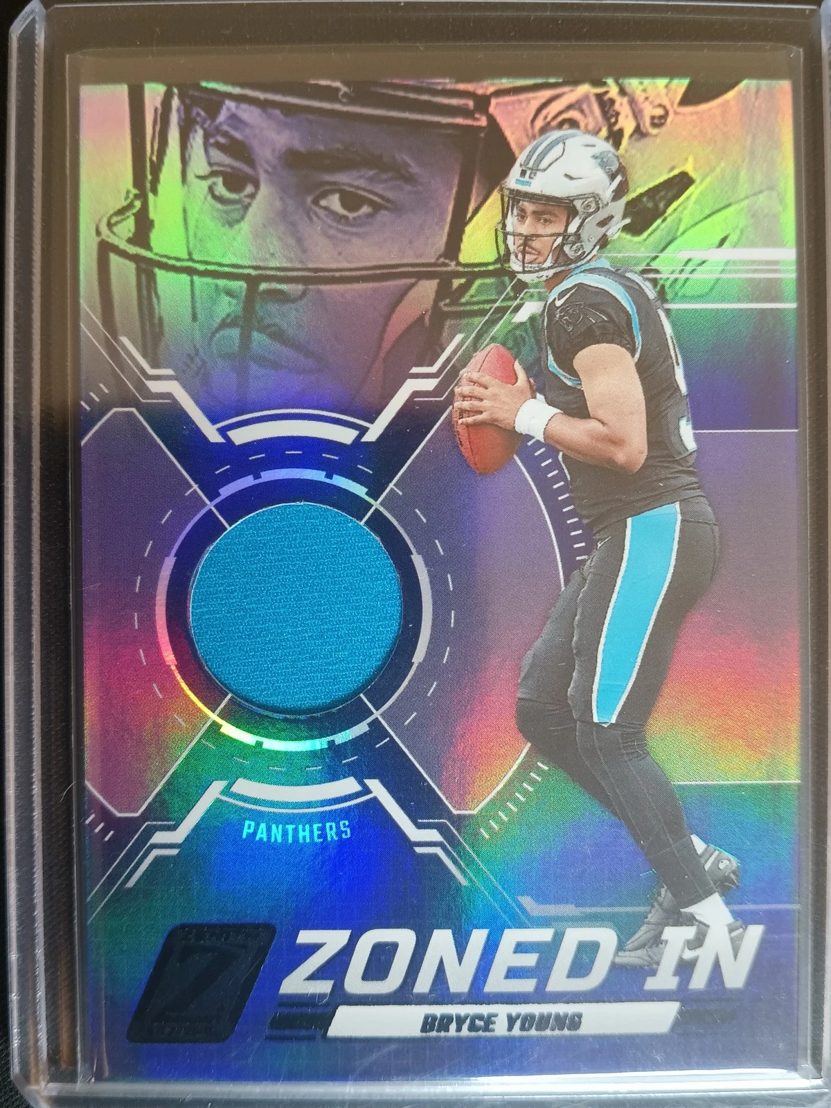 Bryce Young Panini Zenith Zoned in Memorabilia #ZIBYG Base