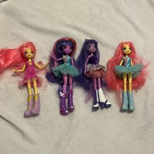 My Little Pony Equestria Girls Dolls Lot Of 4...