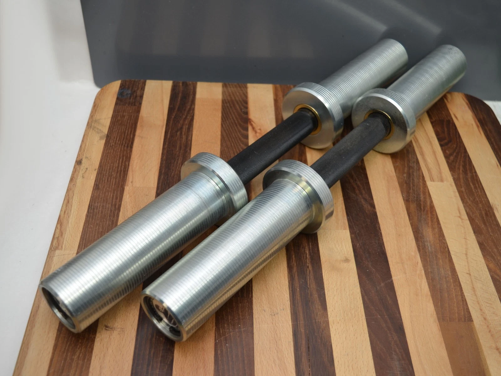 BELLS of STEEL - Loadable Olympic Dumbbell Handles - Serious Lifting Equipment!