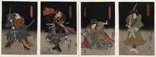 Saito go Kunitake Tada no kurando Yukitsuna,Naruto no mae,Kunisada Utagawa,1847