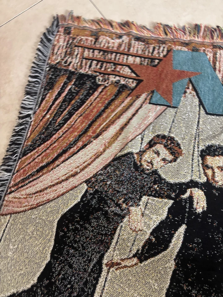 Manta tapiz vintage NSYNC Northwest Company hecha en EE. UU. marioneta Foto 4 de 4