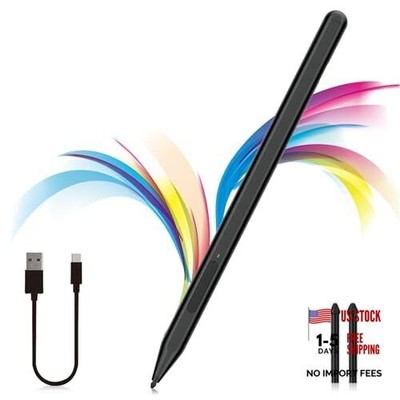 Stylus Pen for Microsoft Surface Pro11/10/9/8/X/7+/6/5/4, Surface Go Black