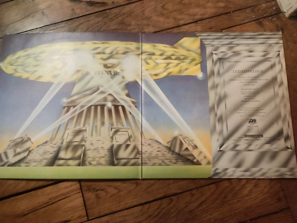 LED ZEPPELIN II LP vinyl 1972 Atlantic 40035 - Photo 2/4