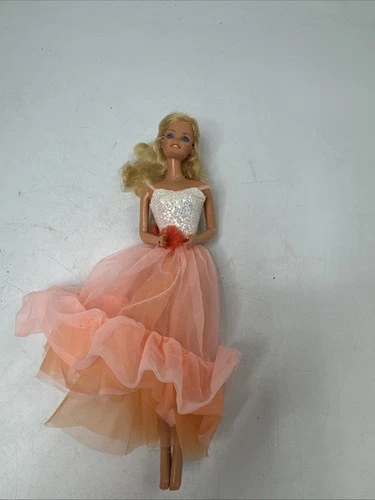 Vintage 1984 Peaches n Cream Barbie  Accessories Jewelry Superstar