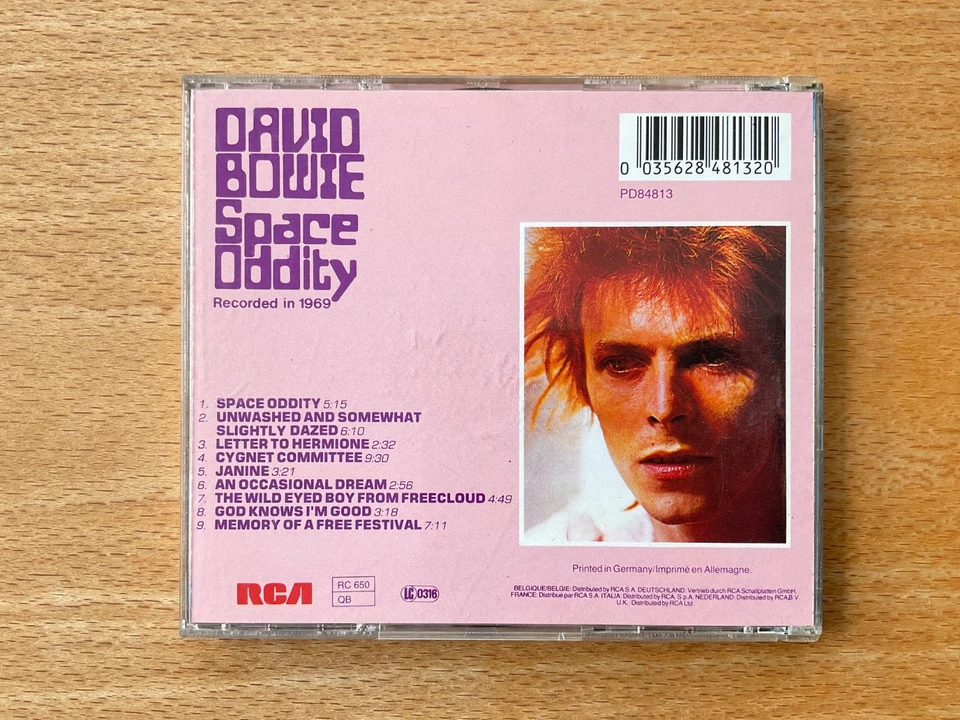 CD David Bowie - Space Oddity, 1st Press RCA PD84813, Made in Germany g-sg g-vg - Bild 2 von 4