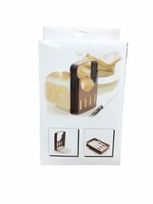 New Loaf Toast Bread Slicer Plastic Loaf Cutter Slicing Dispenser Kitchen Tool