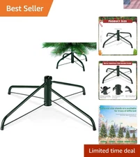 Christmas Tree Stand 16 Inch Metal Foldable Holder for Artificial Xmas Tree
