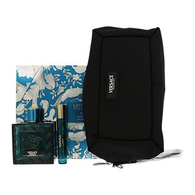 Versace Eros by Versace Gift Set for Men 3.4 Oz Eau De Toilette Spray