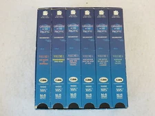 CRUSADE IN THE PACIFIC 6 VHS Tape Box Set Turner/New Line Home Video