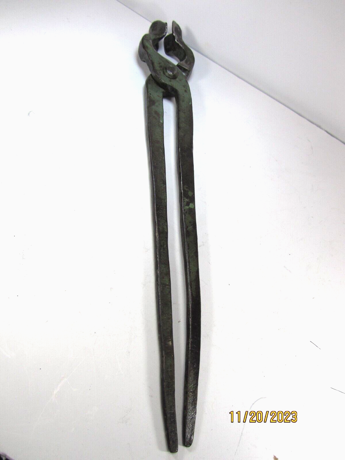Set of four vintage antique Blacksmith tongs eBay