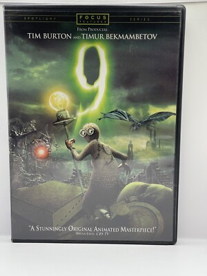9 2009 ( DVD , 2009 ) Canadian Bilingual Tim Burton Elijah Wood