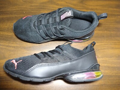 Puma Womens Riaze Prowl 194482-01 Black Running Shoes Sneakers Size 6