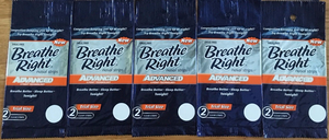 10 Breathe Right Nasal Strips Advanced Adult Size Nose Band Stop Snoring Breath Ebay