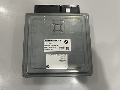 BMW OEM MSV80.1 DME ECM ECU Engine Control Unit Set w/ 2