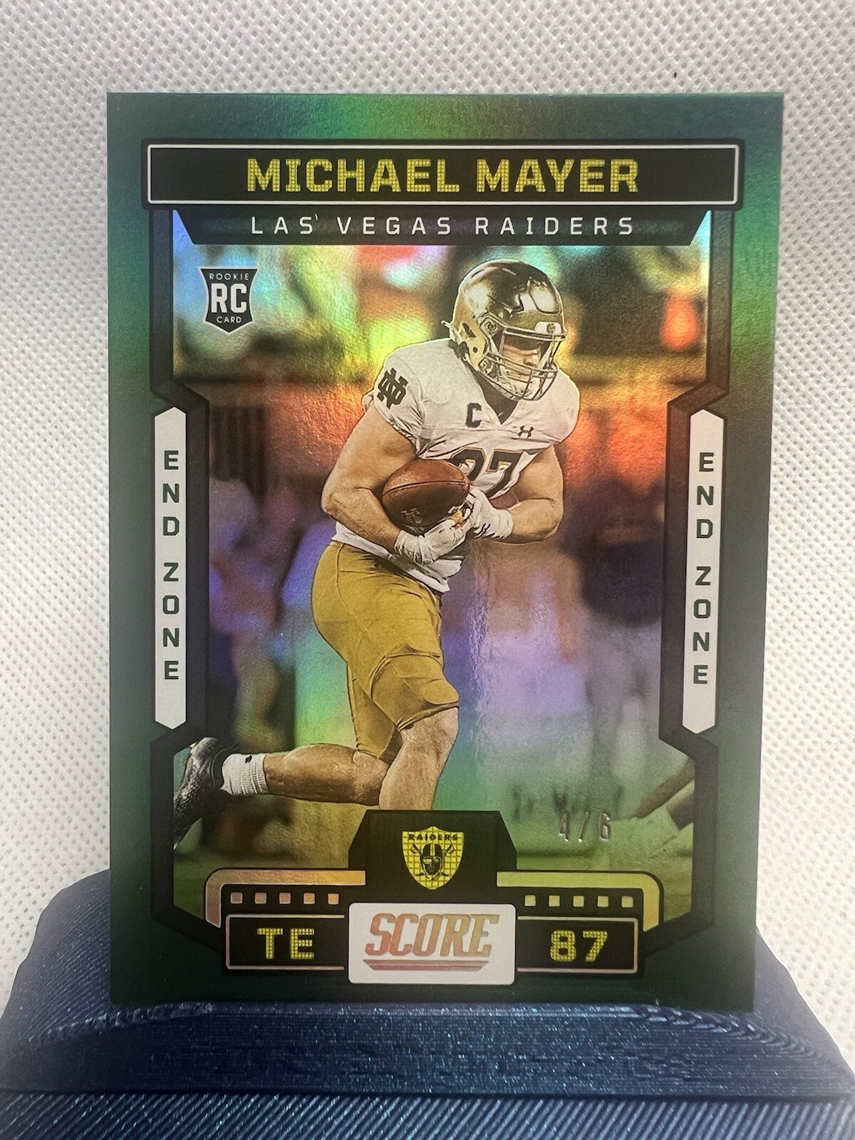 Michael Mayer 2023 Score Football End zone /6 #337 Oakland Raiders