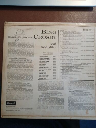 BING CROSBY BUT BEAUTIFUL VINYL LP 1962 - Picture 2 of 4