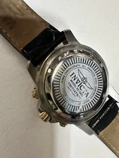 Invicta Men's 6002 Pilot Collection Chronograph Watch New Battery Serviced Works