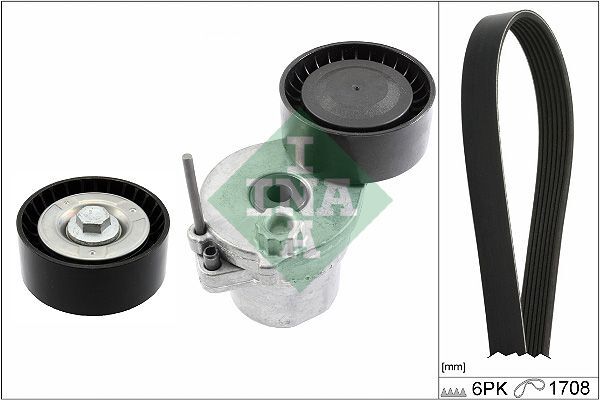 Schaeffler INA 529 0362 10 Keilrippenriemensatz FüR MERCEDES-BENZ-image