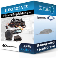 ECS E-Satz 13Polig Fahrzeugspezifisch Passend für Ssangyong Tivoli Grand NEU