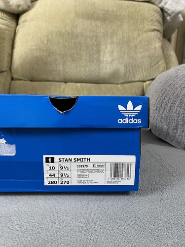 Adidas Originals Stan Smith weiß rot Turnschuhe Schuhe neu im Karton Größe 9,5 UK Herren ID1979 - Bild 19 von 19