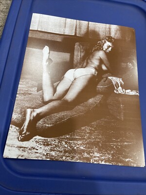 MARILYN MONROE TOPLESS 11x14 POSTER PRINT SEPIA Rare | eBay