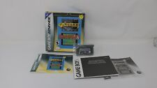 Gauntlet / Rampart Nintendo GBA Complete With Box And Manuals Nice!
