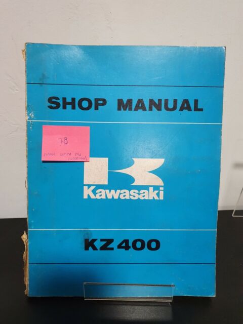 Manuale officina Kawasaki serie KZ400 1978