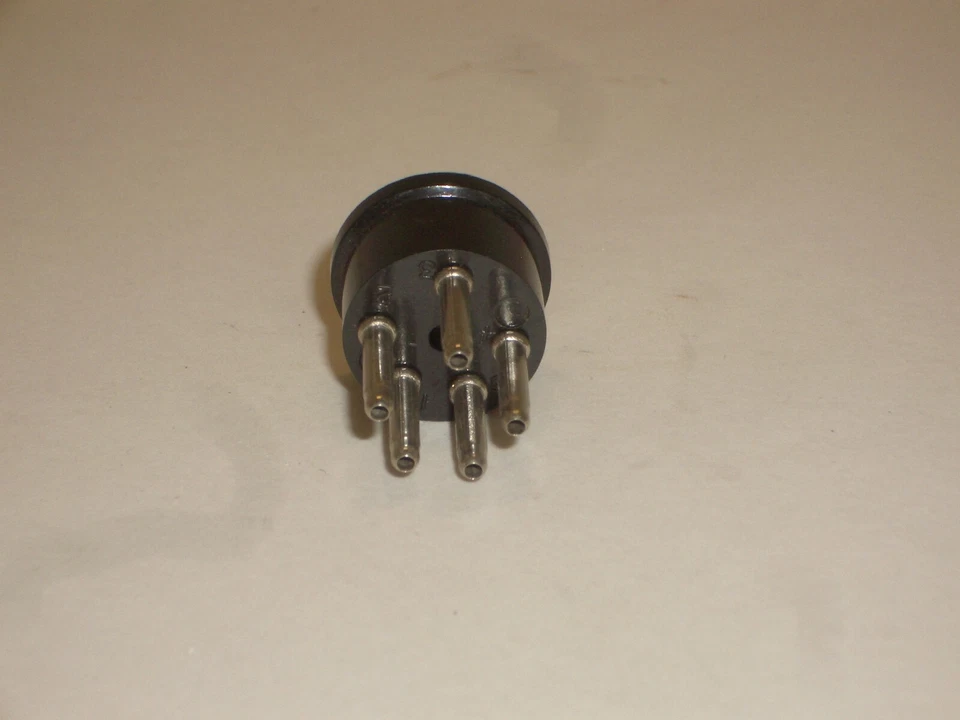 AMPHENOL 71-5S 5 PIN MINI MICROPHONE SPEAKER PLUG CONNECTOR MATES TO 78-S5S - Image 2 of 4