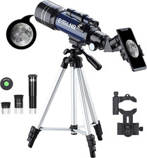 Telescope for Adults, 70Mm Aperture Refractor Telescopes 15X-180X for Astronom