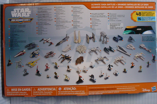 New STAR WARS MicroMachines TOYSRUS 48 Total Figures & Vehicles Set EPIC BATTLES - Picture 4 of 9