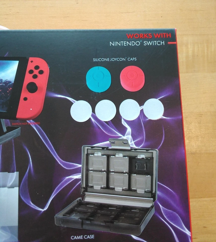 Carrying Storage Case For The Nintendo Switch, 12 In 1 Accessories Kit, Level Up - Image 2 of 4