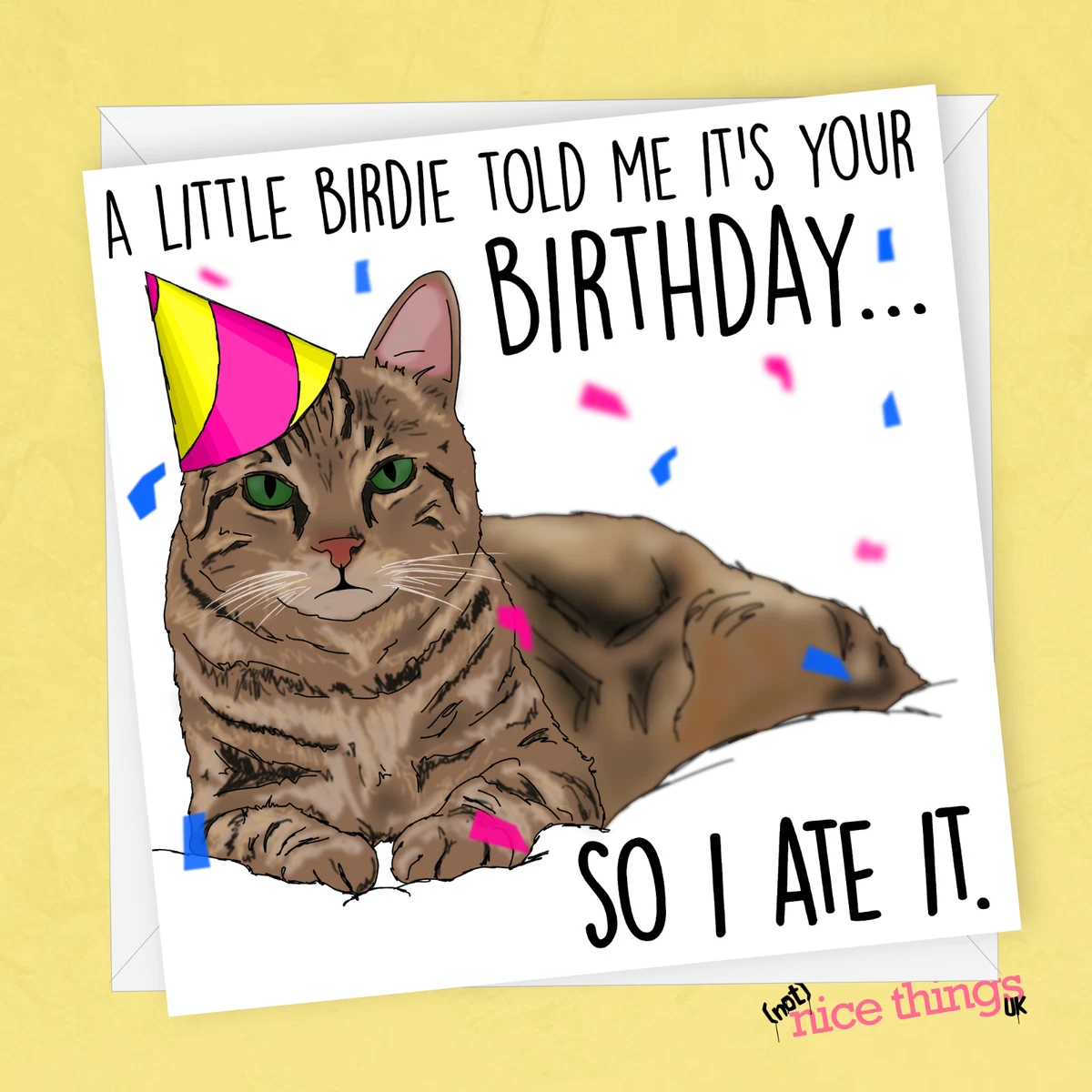 Buy Funny Birthday Cards Printable Birthday Cards Funny Cat, 52% OFF