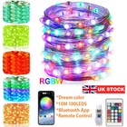 10M 100LED String Fairy Lights Bluetooth App Remote Control USB Christmas Decor