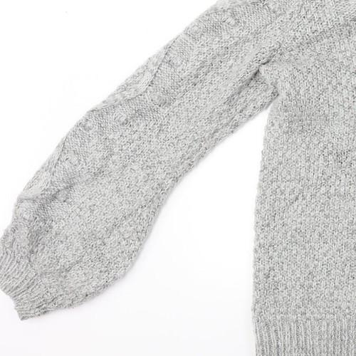 Papaya Womens Grey Roll Neck Acrylic Blend Jumper Size L - Picture 12 of 12