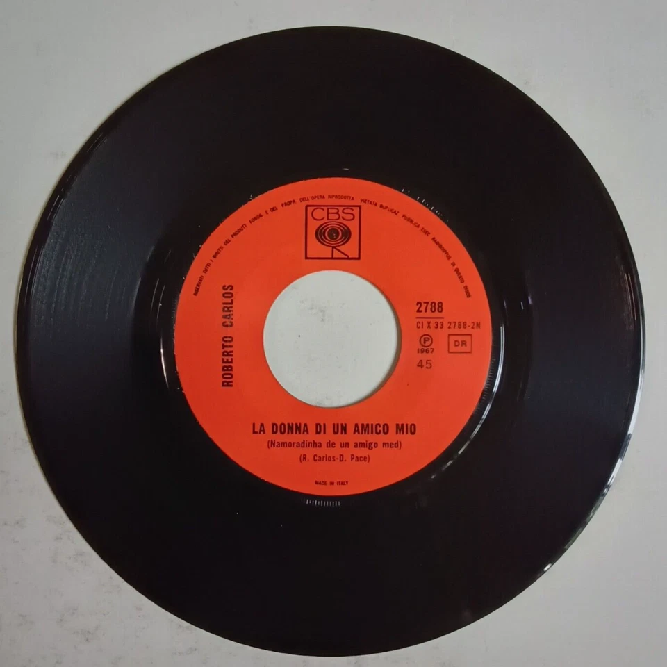 ROBERTO CARLOS -LA DONNA DI UN AMICO MIO- 1967 ITALIAN 7" SINGLE PS, LATIN POP - Image 3 of 4