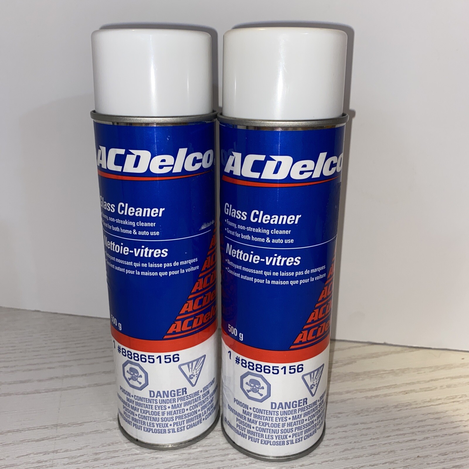 (2)ACDelco Glass Cleaner 💥188865156 Non Streaking Formula 18oz
