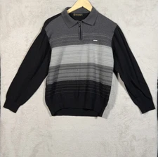 Gianni Valentino Sweater Mens Small Quarter Zip Long Sleeve 