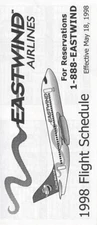 Eastwind Airlines timetable 1998/05/18