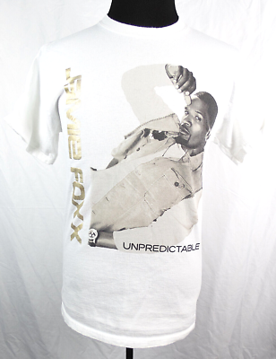 Jamie Foxx 2006-2007 Unpredictable Tour White S/S T-Shirt M | eBay