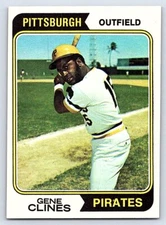 Gene Clines  1974 Topps  #172 - Please see pics for cond.